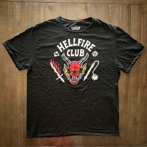 Netflix Black Hellfire Club Graphic Tee